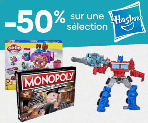 50% sur une sélection Hasbro